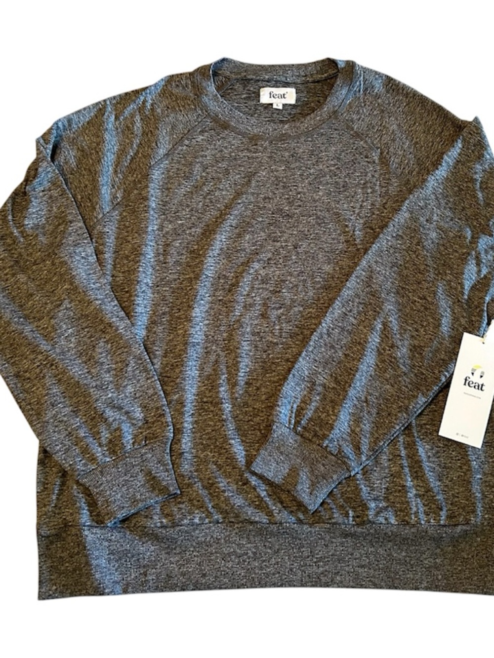 Feat Men's Crewneck Sweater - Charcoal Gray